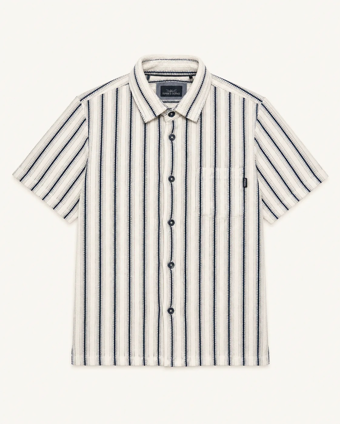 Camisa corta Azul