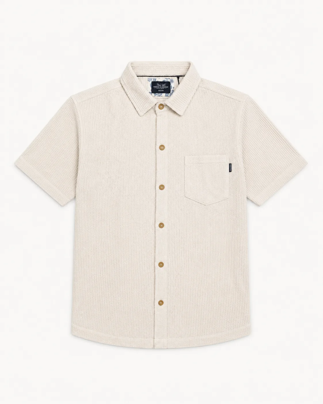 Camisa corta Quimbaya Beige