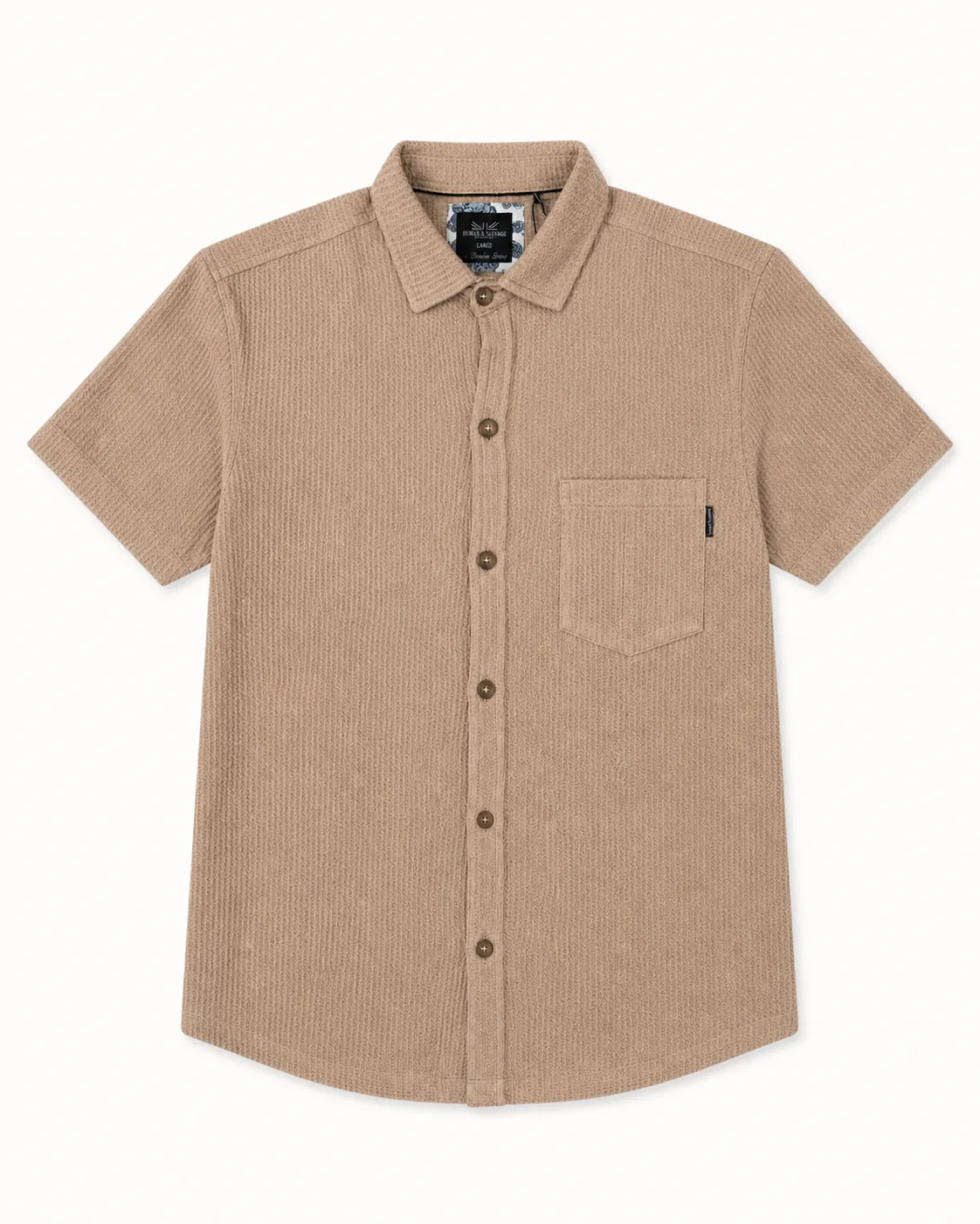 Camisa corta Quimbaya Camel