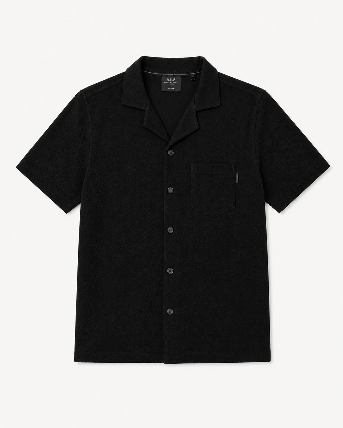 Camisa corta French Negra