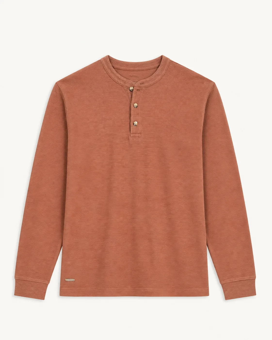 Buzo Henley Ceres Marrón