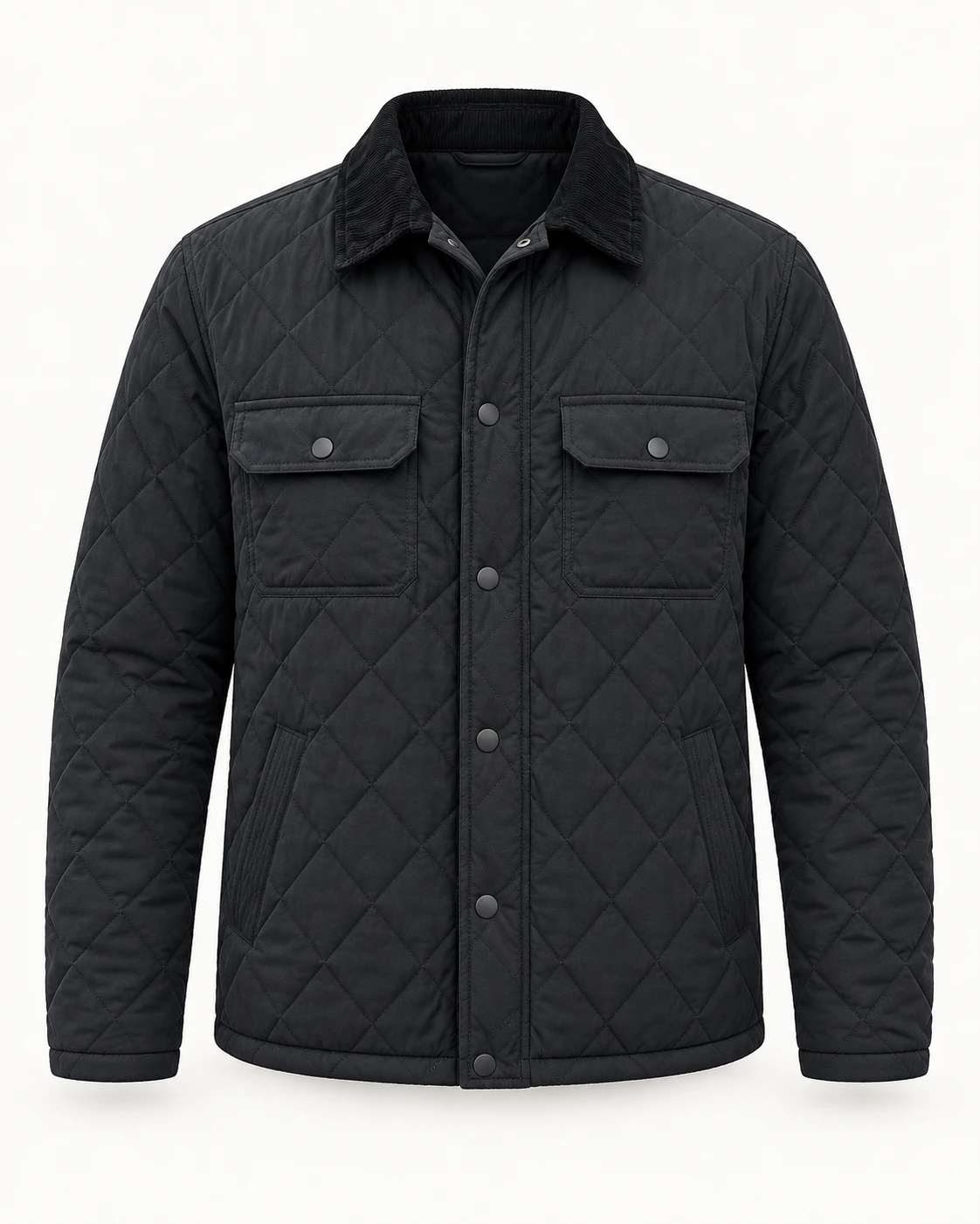 Chaqueta acolchada Negra